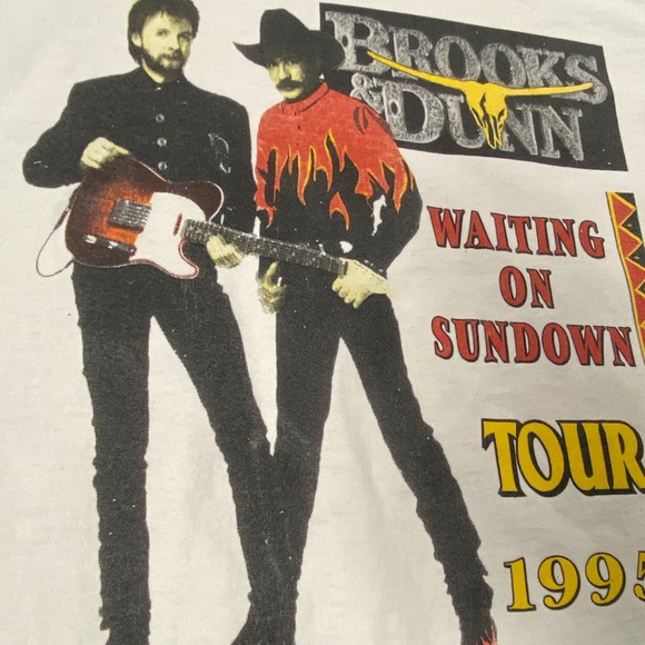 LOGO 7 Other - BROOKS AND DUNN 1995 Tour Tee